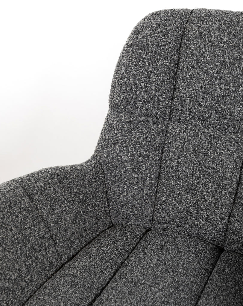 Elvis draaifauteuil 360 - Monet - Antracite 0252