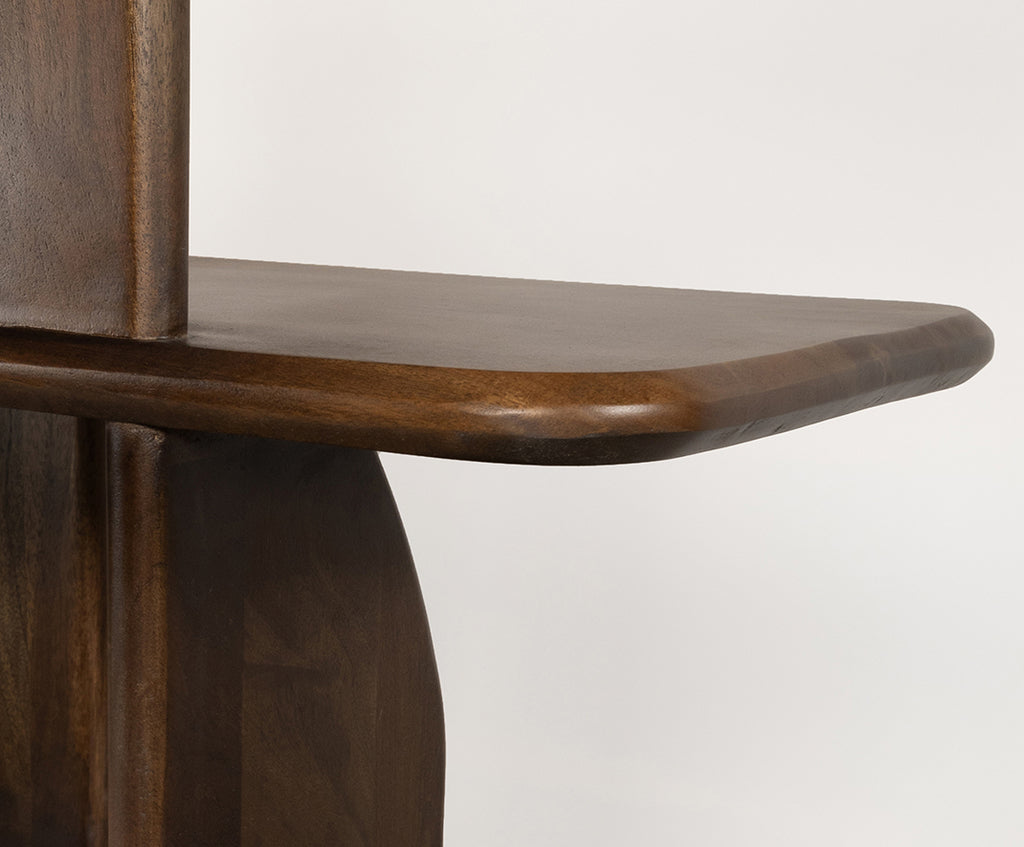 Oregano boekenkast 140, Mango Brown Walnut