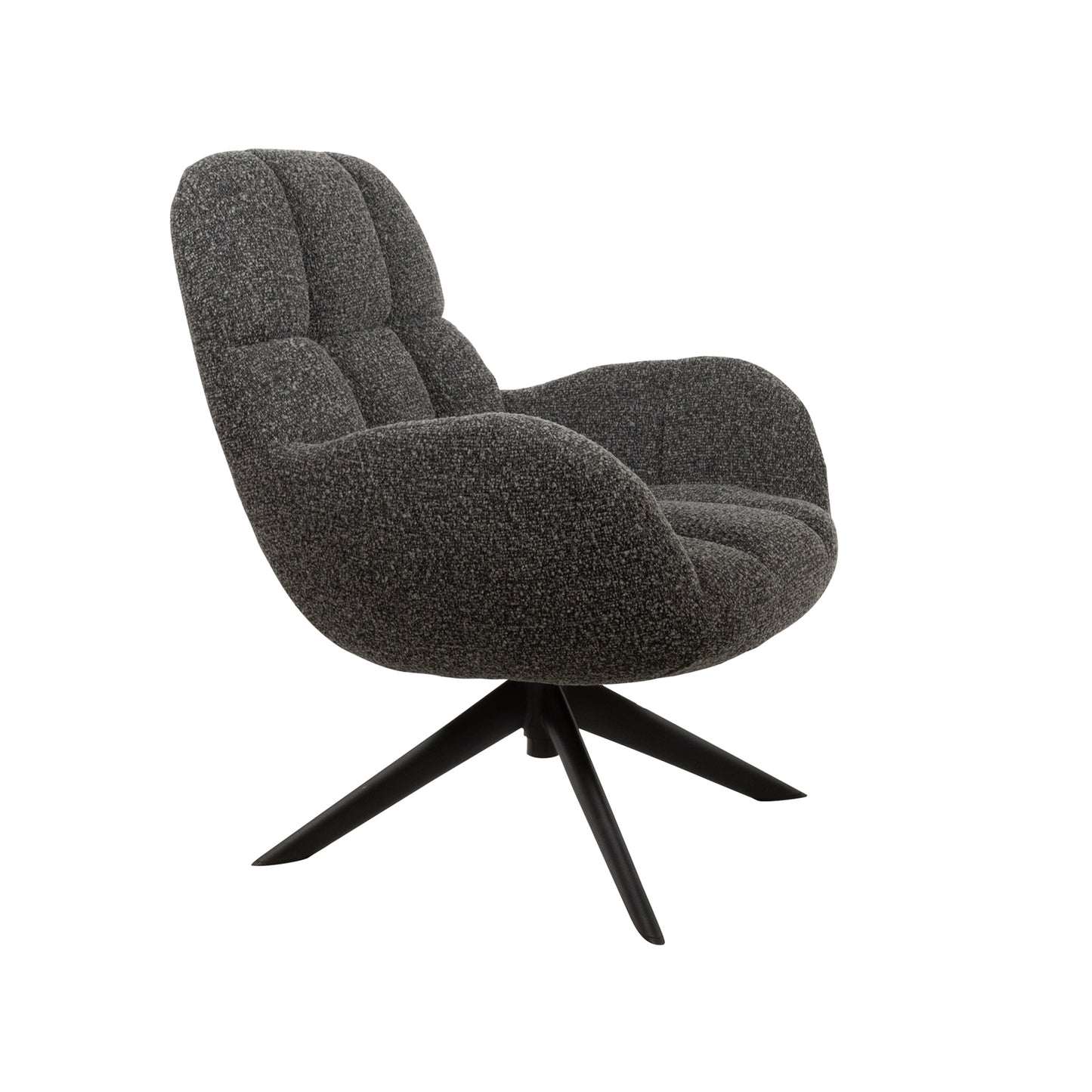Elvis draaifauteuil 360 - Monet - Antracite 0252