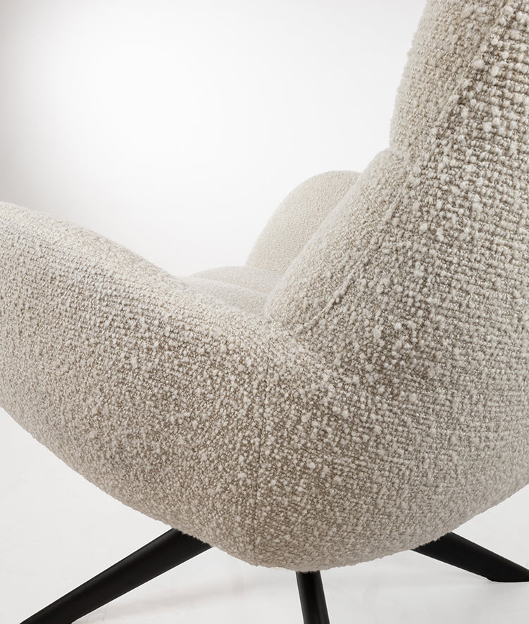 Elvis draaifauteuil 360 - Monet - Pearl 0855