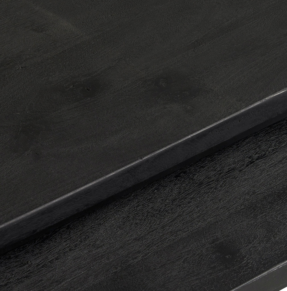 Black Cuba vierkante salontafel set van 2 Medium