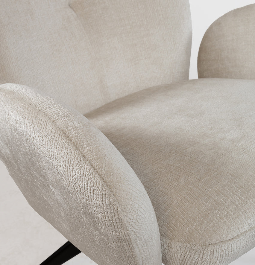 Bobby draaifauteuil 360 - Perfect Harmony - Ivory 02