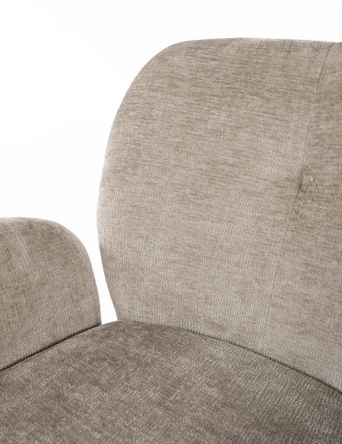 Bobby draaifauteuil 360 - Perfect Harmony - Liver 04