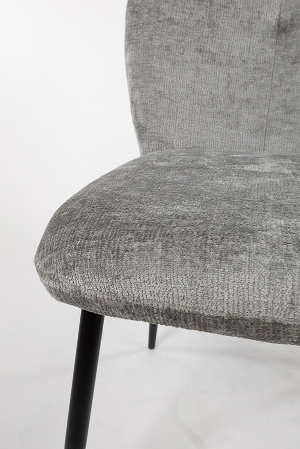 Bobby eetkamerstoel - zonder arm - Perfect Harmony - Light grey 85 (set of 2)