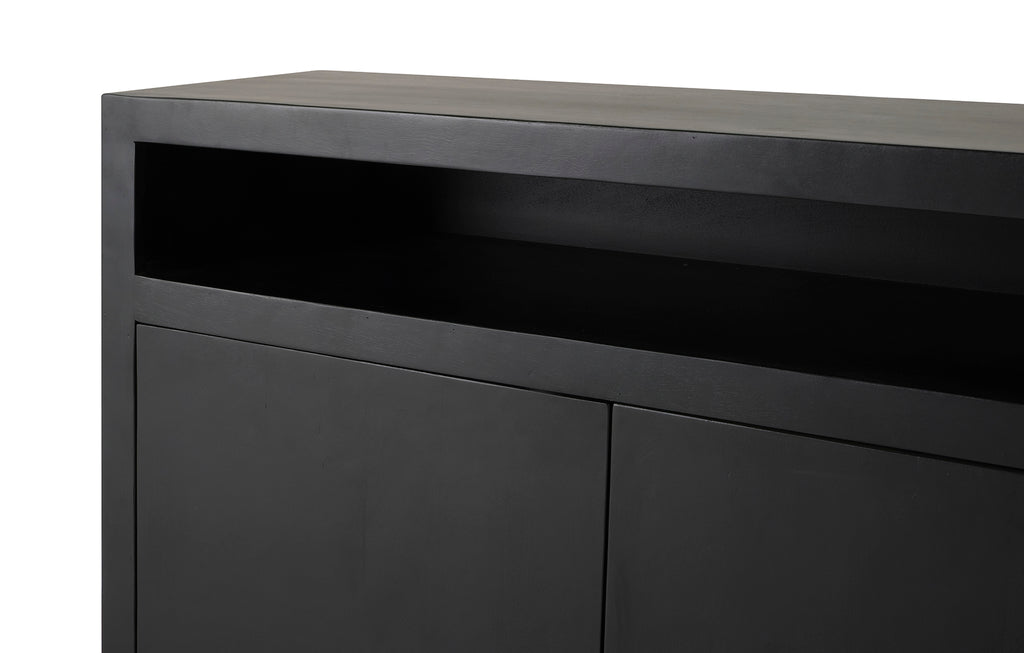 Dressoir 180 met 3 deuren en 1 open vak