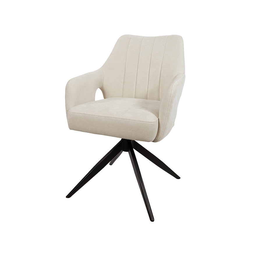 Marley eetkamerstoel - 360ARS - Storm - Ecru 02 (set of 2)