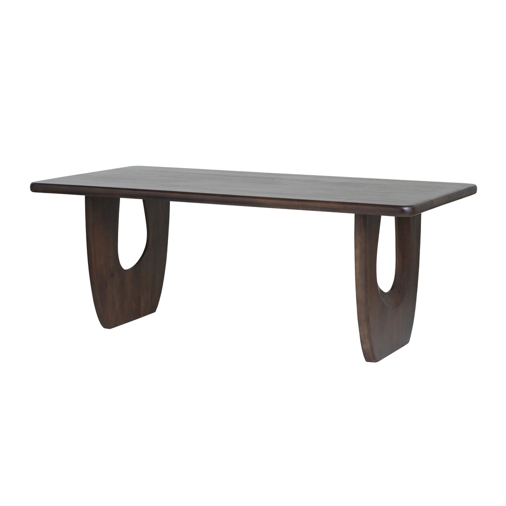 Eetkamertafel 220, Mango Brown Walnut