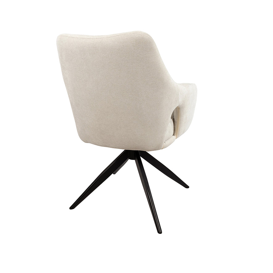 Marley eetkamerstoel - 360ARS - Storm - Ecru 02 (set of 2)