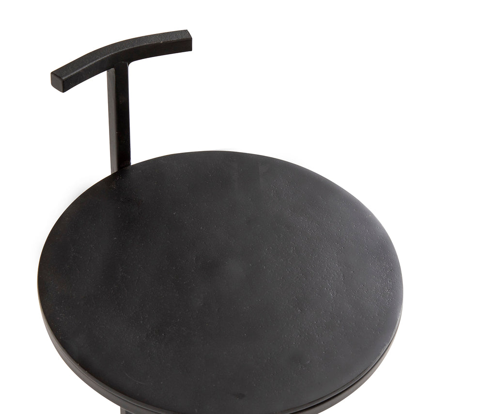 Barcelona bijzettafel, Blackish bronze (set of 4)