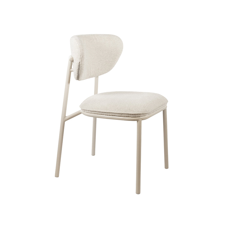 Didi eetkamerstoel - Beige frame - Gear - Shell 196