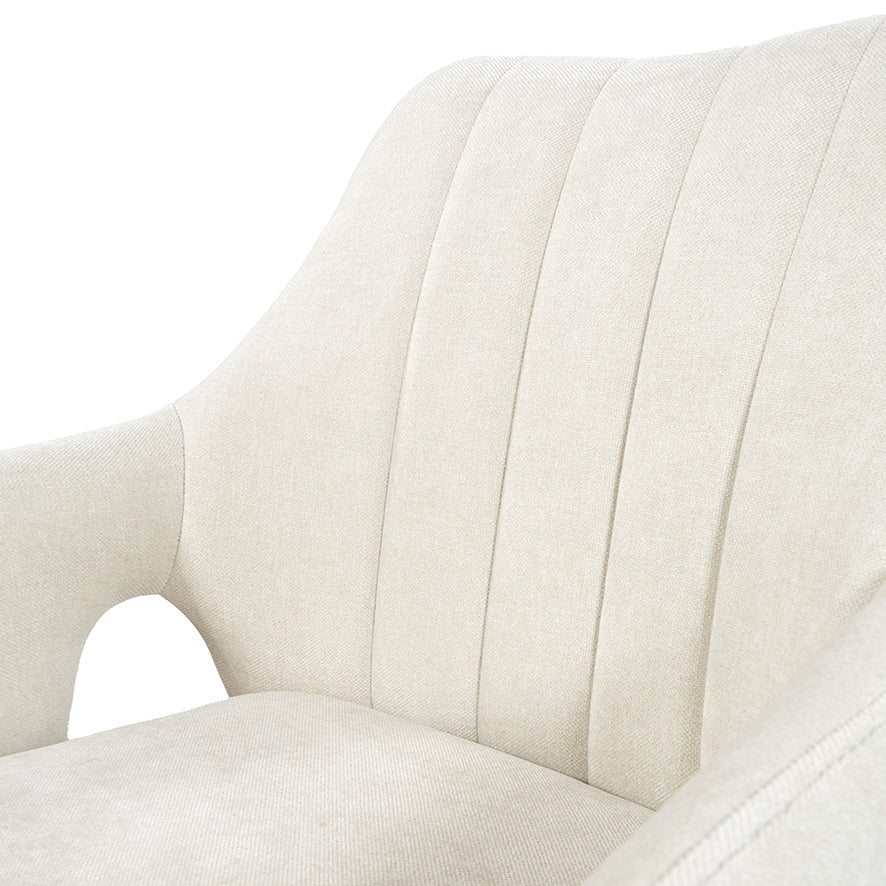 Marley eetkamerstoel - 360ARS - Storm - Ecru 02 (set of 2)