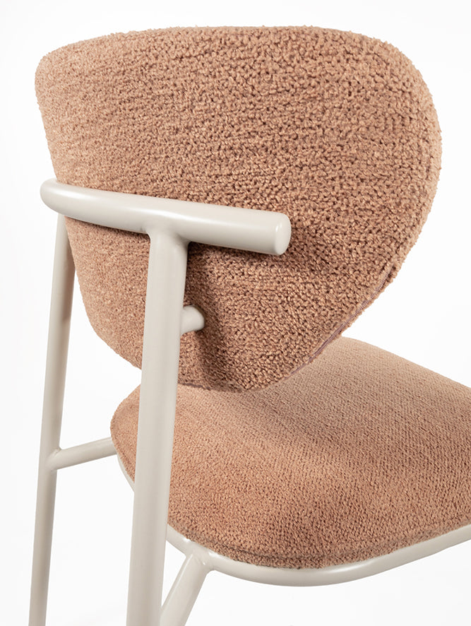 Didi eetkamerstoel - Beige frame - Gear - Powder 209