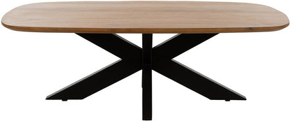 Salontafel deens ovaal 120, Mango Smooth Natural