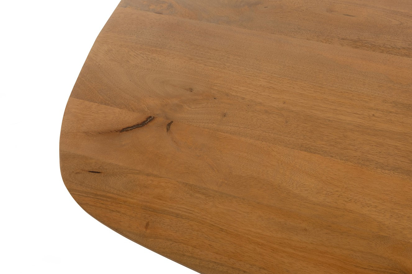 Salontafel deens ovaal 120, Mango Smooth Natural