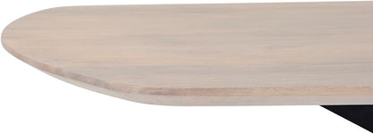 Eetkamertafel deens ovaal 210, Mango Ashblond