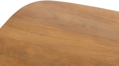 Eetkamertafel deens ovaal 160, Mango Smooth Natural