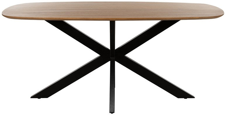 Eetkamertafel deens ovaal 230, Mango Smooth Natural