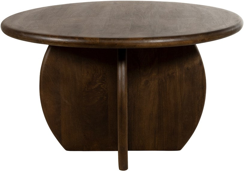 Eetkamertafel Ø130, Mango Walnut