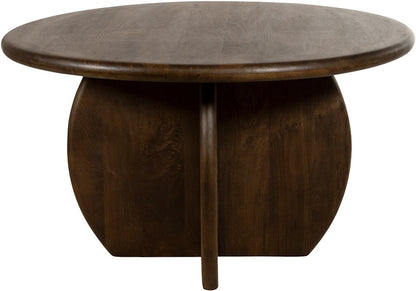 Eetkamertafel Ø130, Mango Walnut