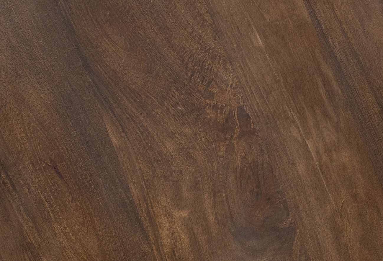 Eetkamertafel Ø130, Mango Walnut