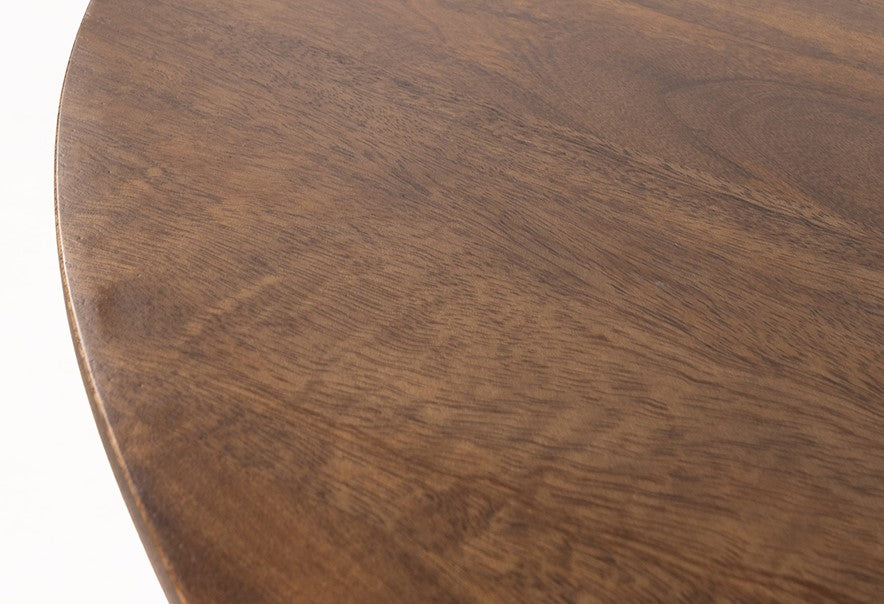 Salontafel Ø60, Mango Dark Walnut