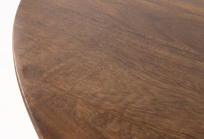 Salontafel Ø60, Mango Dark Walnut