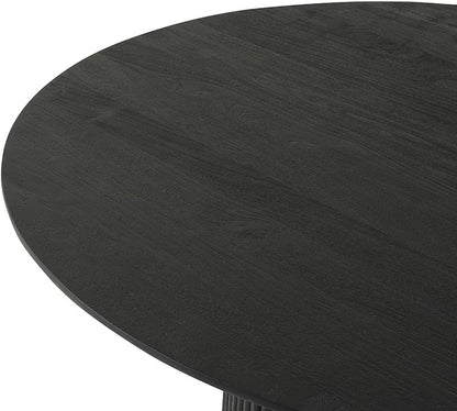 Salontafel Ø90, Acacia Black