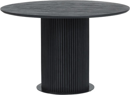Eetkamertafel Ø120, Acacia Black
