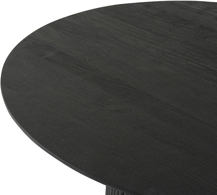 Eetkamertafel Ø120, Acacia Black