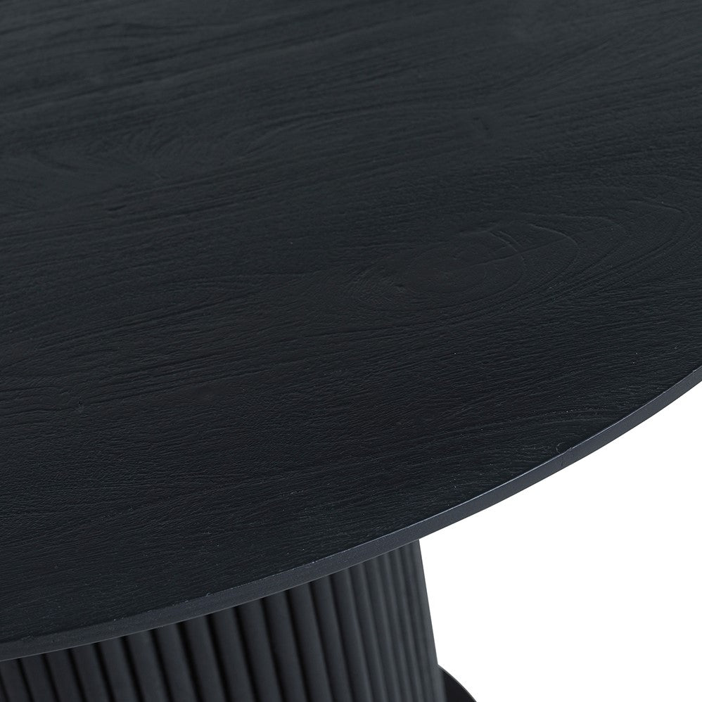 Eetkamertafel Ø120, Acacia Black