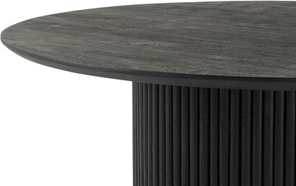 Eetkamertafel Ø140, Acacia Black