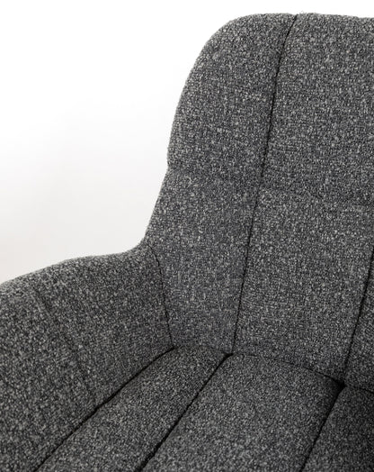 Elvis draaifauteuil 360 - Monet - Antracite 0252