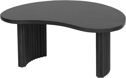 Firenze salontafel 85, boon vorm, Black