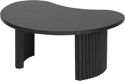 Firenze salontafel 85, boon vorm, Black