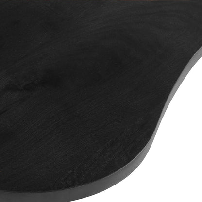 Firenze salontafel 85, boon vorm, Black