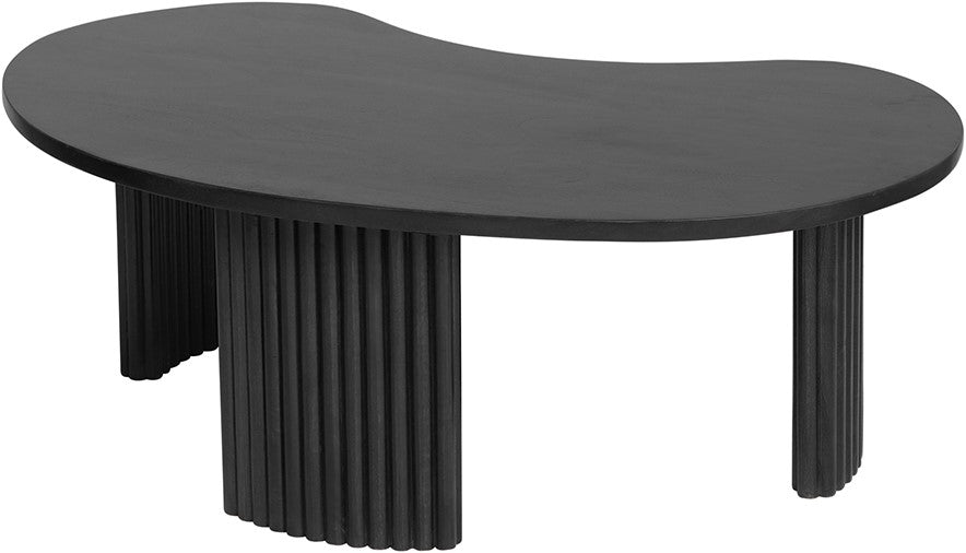 Firenze salontafel 125, boon vorm, Black
