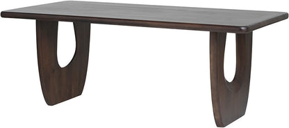 Eetkamertafel 220, Mango Brown Walnut