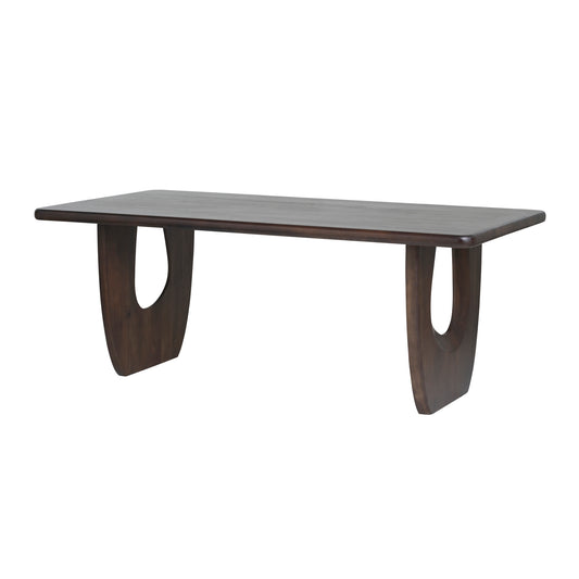 Eetkamertafel 220, Mango Brown Walnut