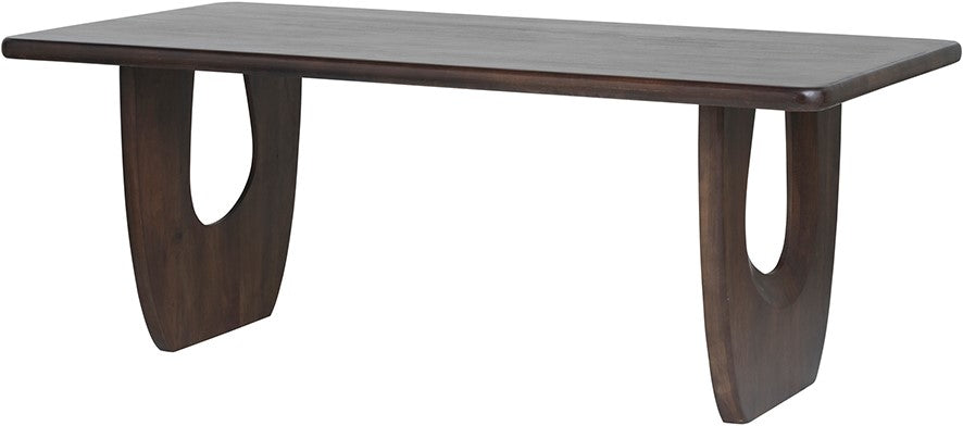 Eetkamertafel 240, Mango Brown Walnut