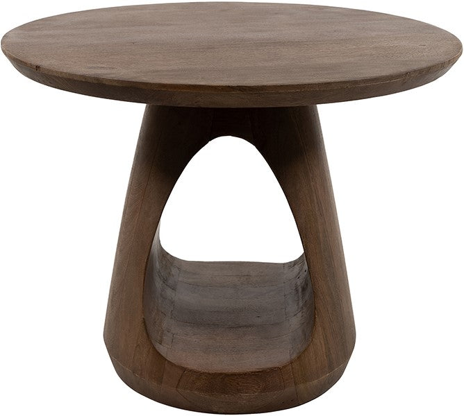 Bremen salontafel Ø60, H45, Brown Walnut