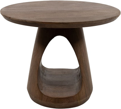 Bremen salontafel Ø60, H45, Brown Walnut