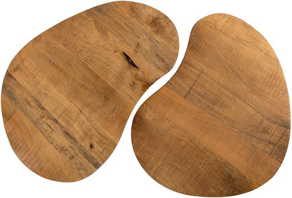 Erfurt salontafel organisch, set van 2, Smooth Natural