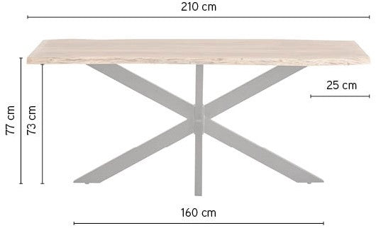 Eetkamertafel 210