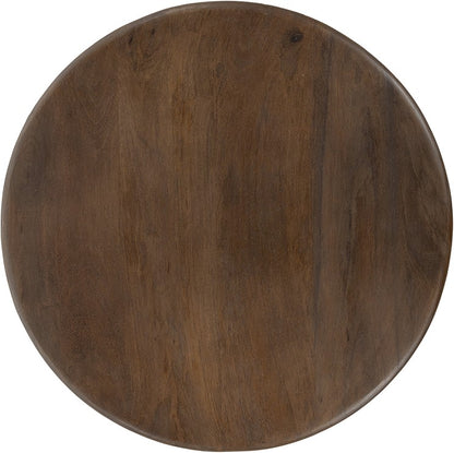 Bijzettafel Ø50, H55, Mango Walnut