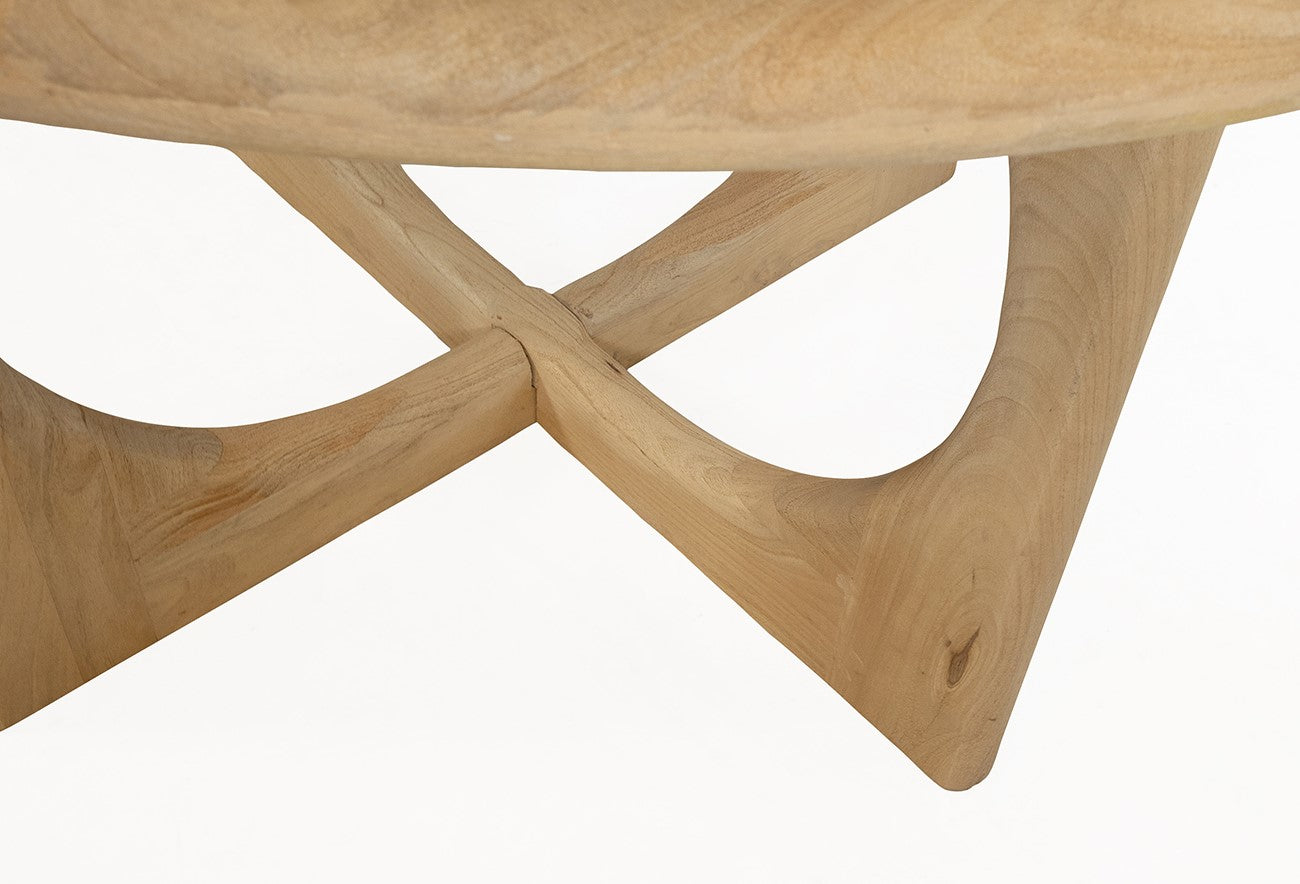 Eetkamertafel Ø130, Groovy Natural