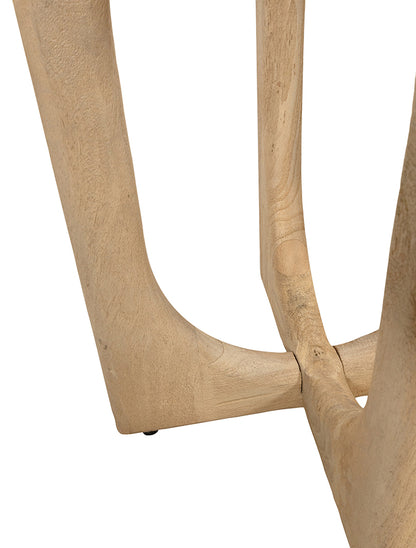 Bijzettafel Ø50, H55, Groovy Natural