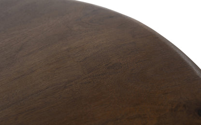 Bijzettafel Ø50, H55, Mango Walnut