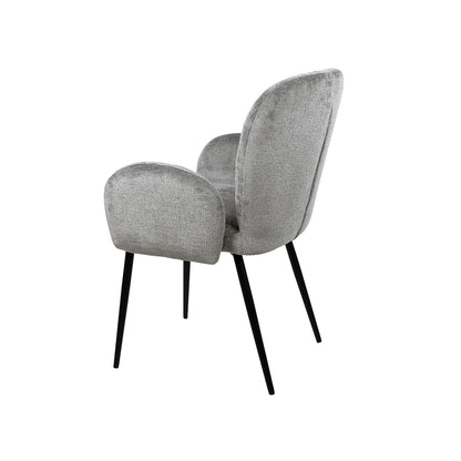 Bobby eetkamerstoel - met arm - Perfect Harmony - Light grey 85 (set of 2)
