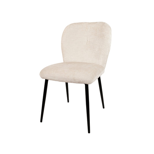 Bobby eetkamerstoel - zonder arm - Perfect Harmony - Ivory 02 (set of 2)