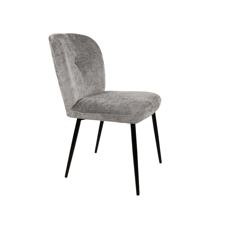 Bobby eetkamerstoel - zonder arm - Perfect Harmony - Light grey 85 (set of 2)